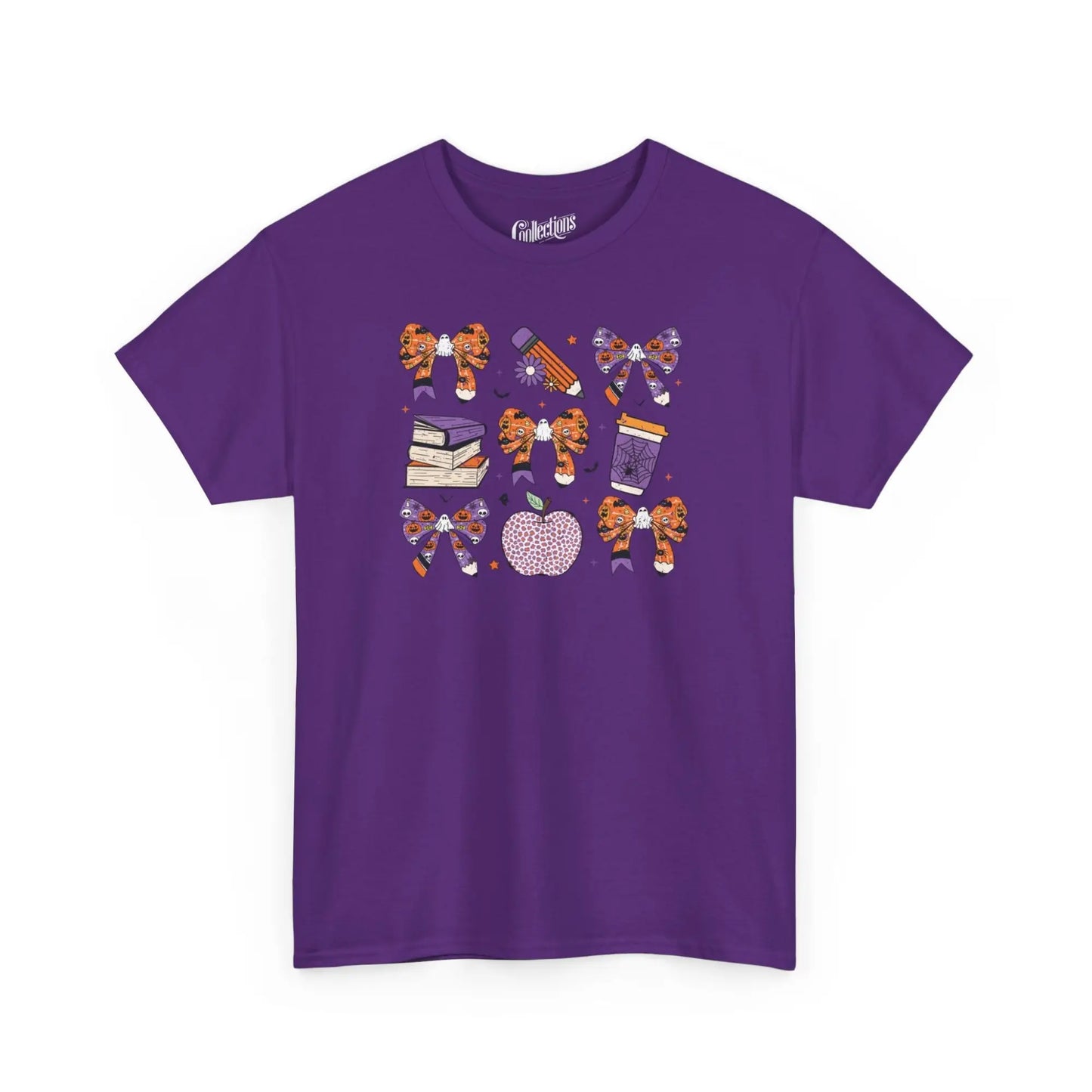 Vie d’Prof - T-Shirt - T-shirt - Éléments scolaires - Mauve / S / M