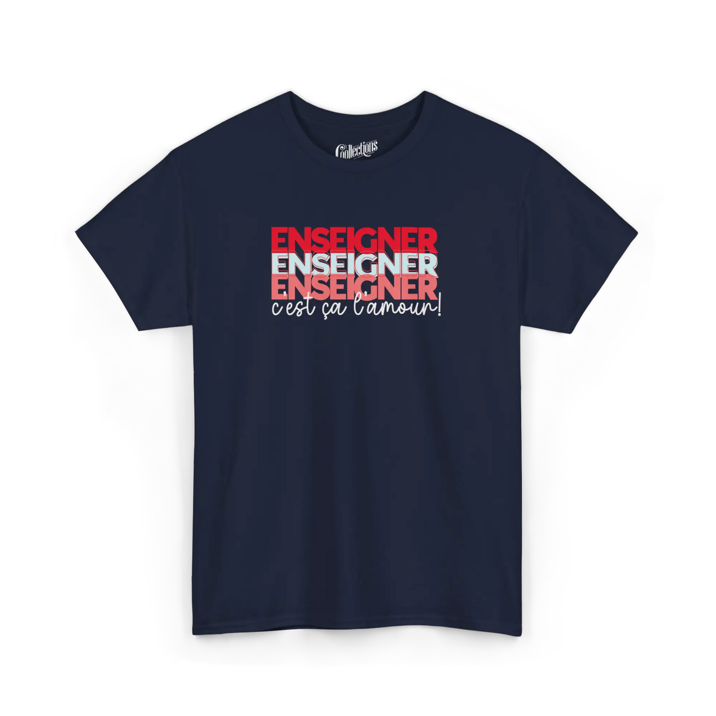 Vie d’Prof - T-Shirt - T-shirt - Enseigner c’est ça l’amour - Noir / S / M