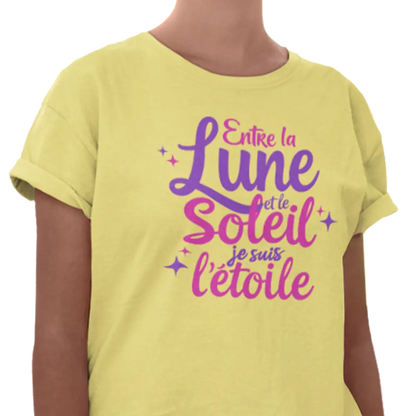 Mot Pour Mot - T-Shirt - T-Shirt - Entre la lune et le soleil