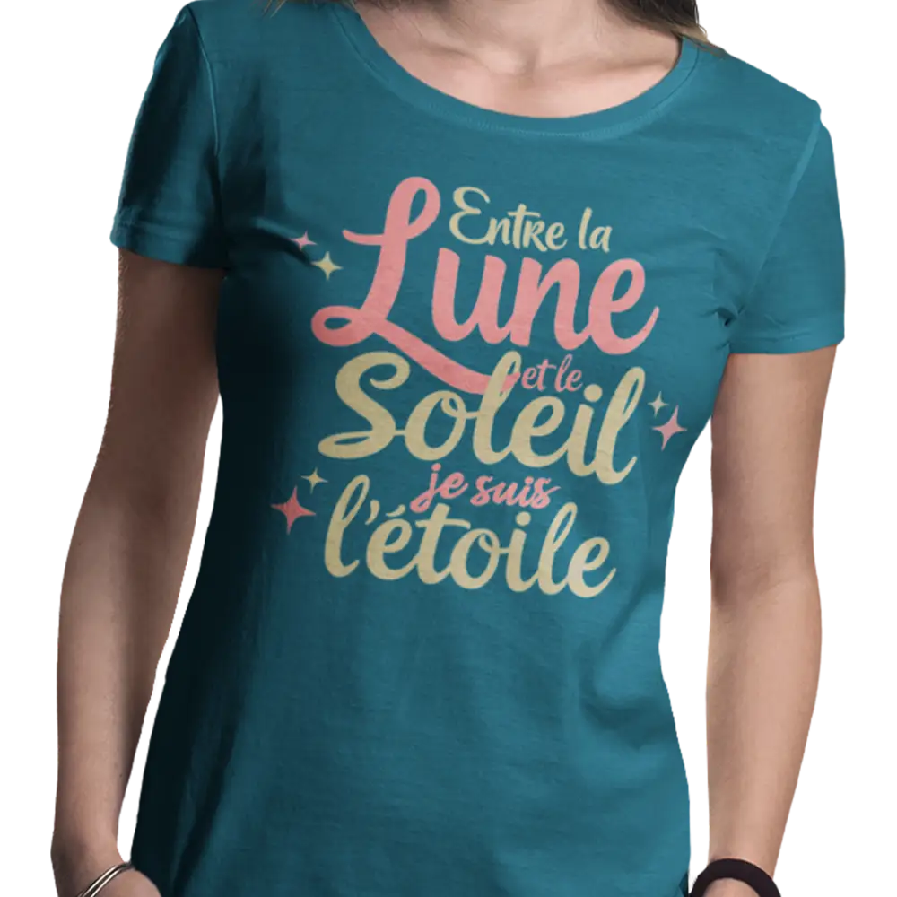 Mot Pour Mot - T-Shirt - T-Shirt - Entre la lune et le soleil
