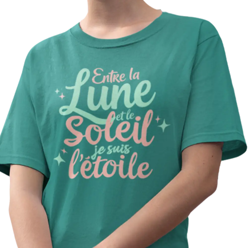 Mot Pour Mot - T-Shirt - T-Shirt - Entre la lune et le soleil