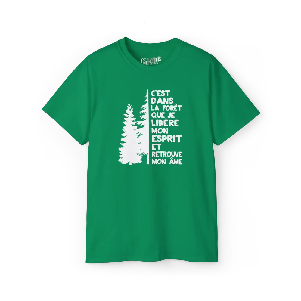 #camping - T-Shirt - T-Shirt - Esprit Forêt - Kelly / S / M