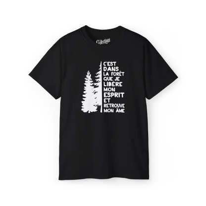 #camping - T-Shirt - T-Shirt - Esprit Forêt - Noir / S / M