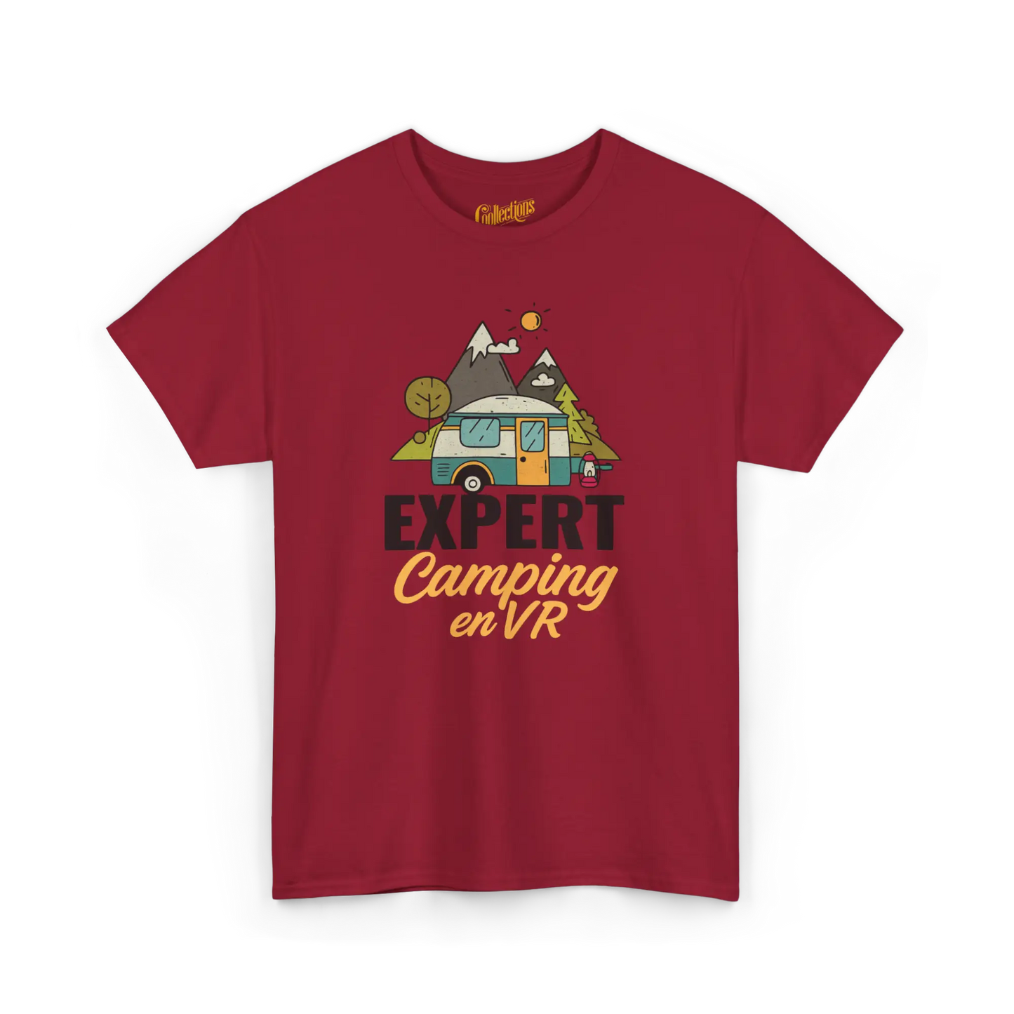 #camping - T-Shirt - T-shirt – Expert Camping en VR - Cardinal / S / M