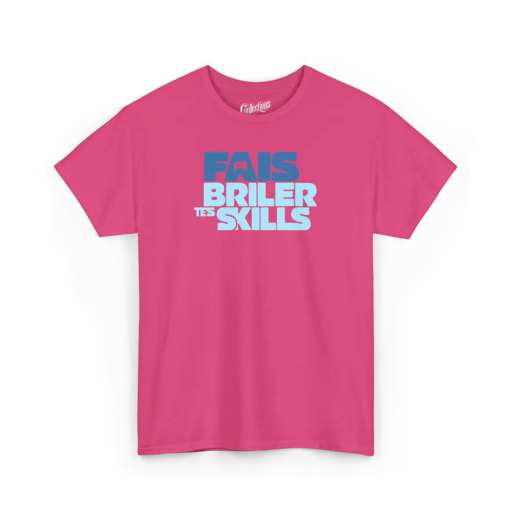 Gameur - T-Shirt - T-shirt - Fais Briller Tes Skills - Fleur exotique / S / M