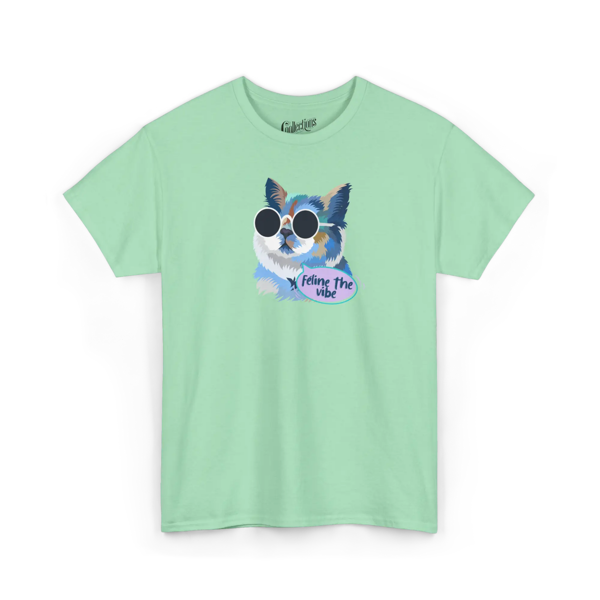 Les Poilus - T-Shirt - T-shirt – Féline the vibe! - Menthe / S / M