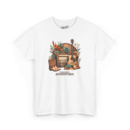 Rodéo Moderne - T-Shirt - T-shirt - Fièrement authentique - Blanc / S / M