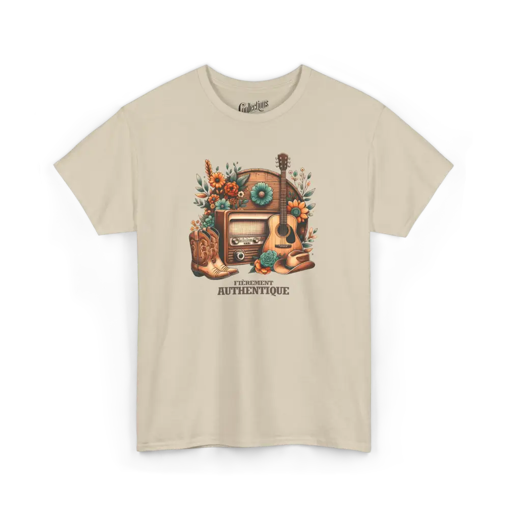 Rodéo Moderne - T-Shirt - T-shirt - Fièrement authentique - Sable / S / M