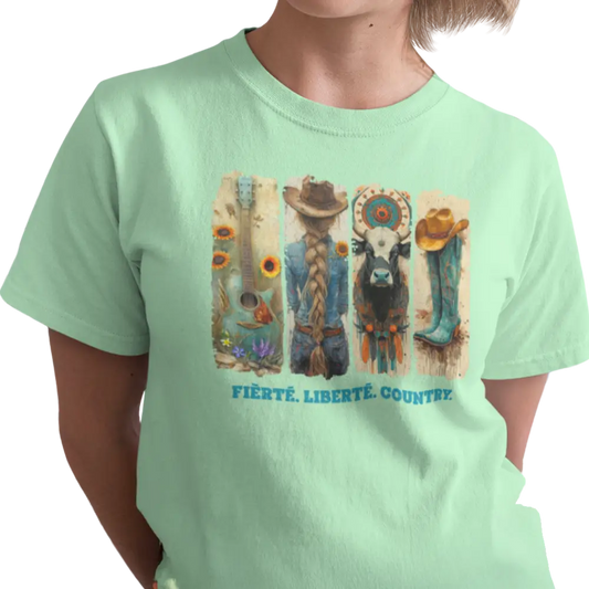 Rodéo Moderne - T-Shirt - T-shirt - Fierté. Liberté. Country.