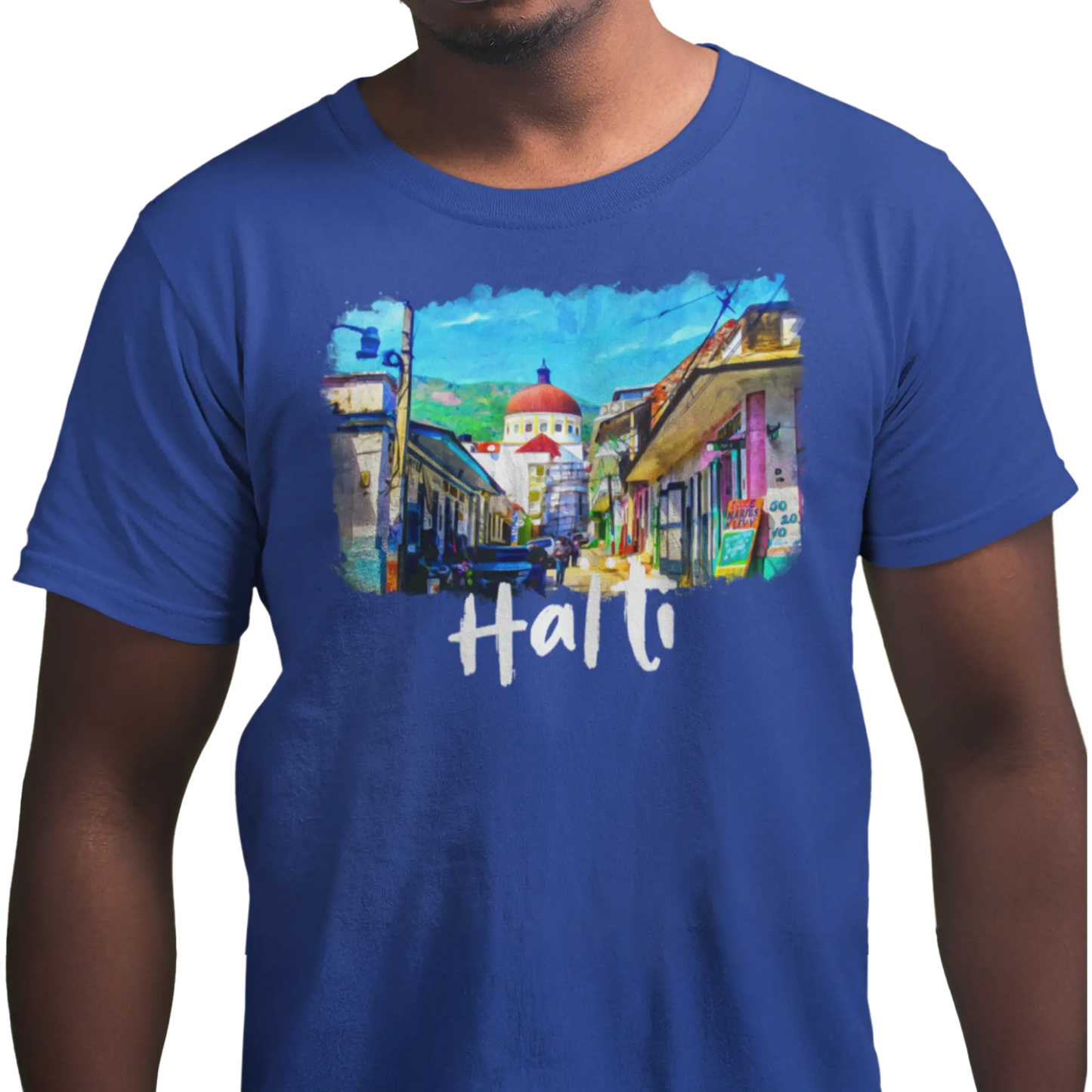 Créolofolie - T-Shirt - T-shirt – Haïti et la grande Ville