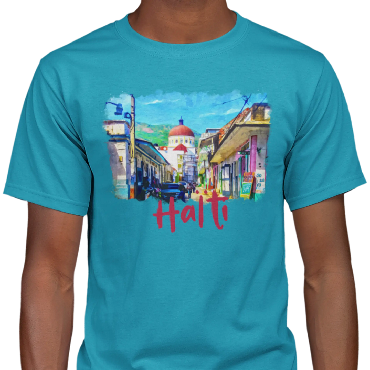 Créolofolie - T-Shirt - T-shirt – Haïti et la grande Ville