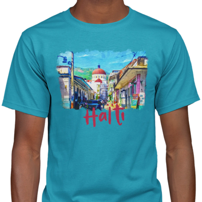 Créolofolie - T-Shirt - T-shirt – Haïti et la grande Ville