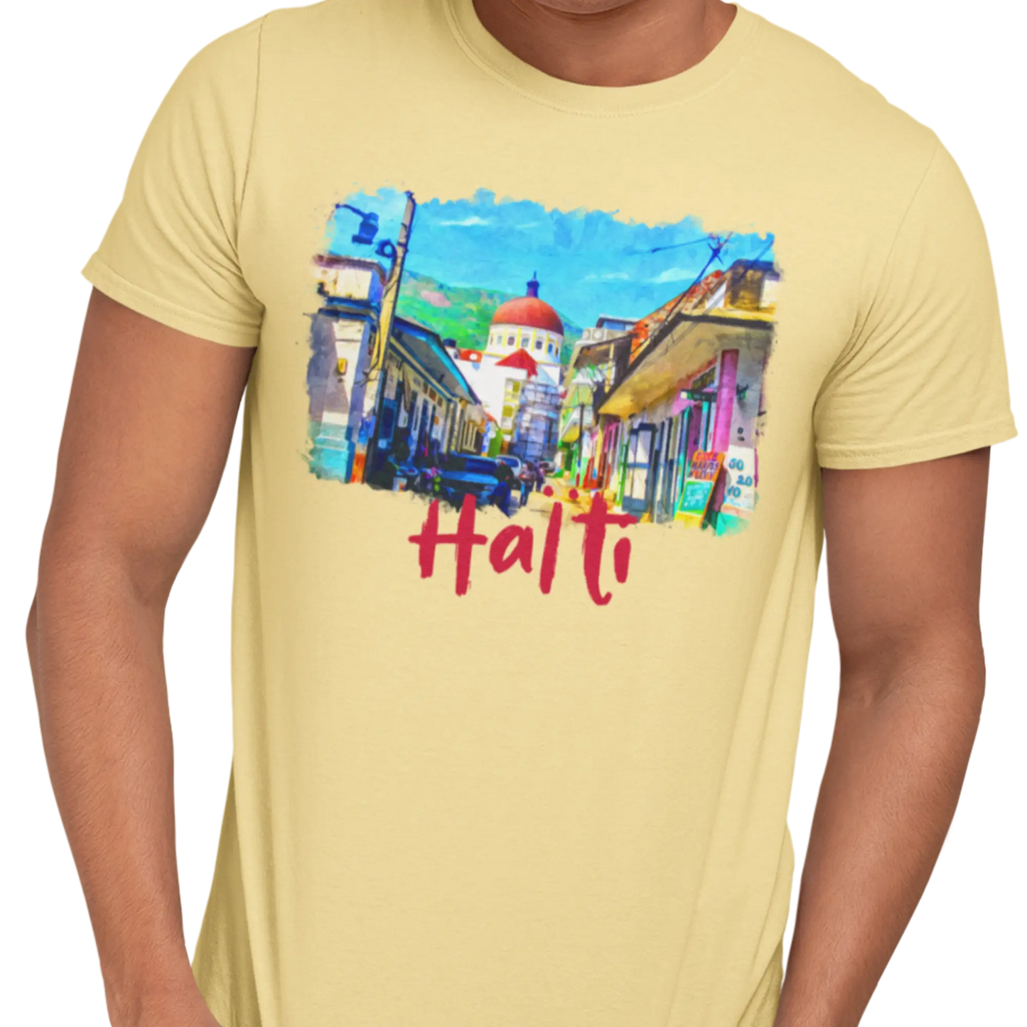 Créolofolie - T-Shirt - T-shirt – Haïti et la grande Ville