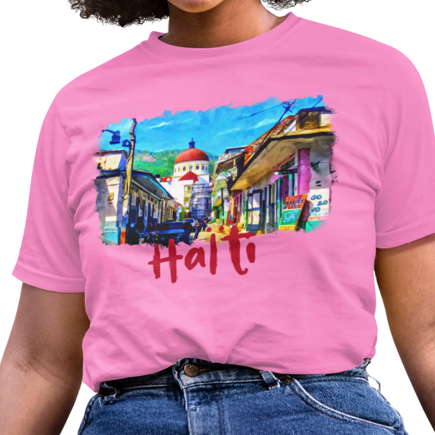 Créolofolie - T-Shirt - T-shirt – Haïti et la grande Ville
