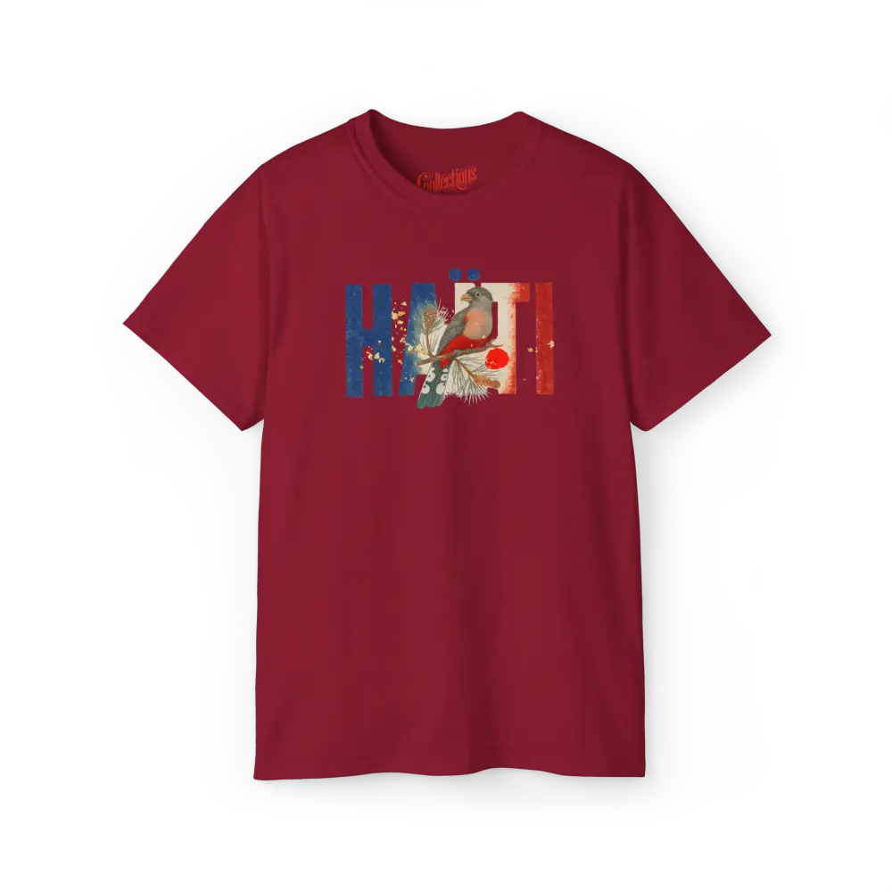 Créolofolie - T-Shirt - T-shirt – Haïti Kanson Wouj - Cardinal / S / M