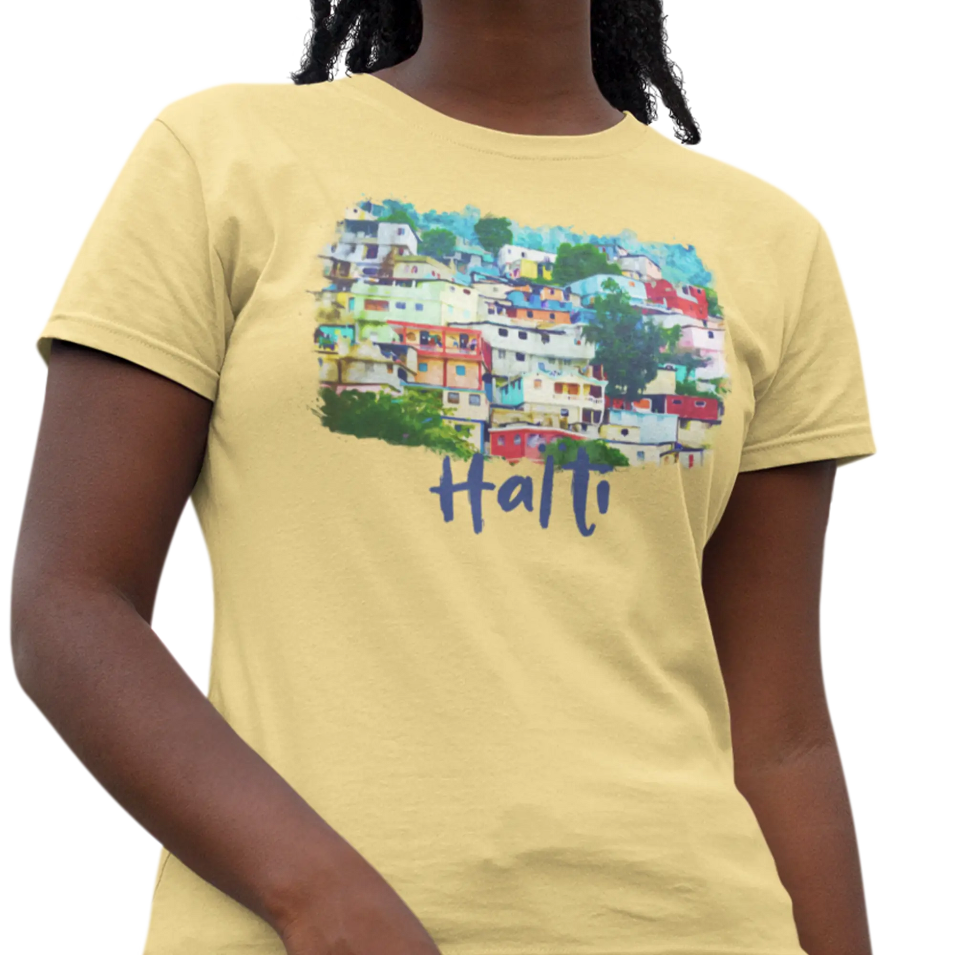 Créolofolie - T-Shirt - T-shirt – Haïti les quartiers
