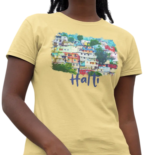Créolofolie - T-Shirt - T-shirt – Haïti les quartiers