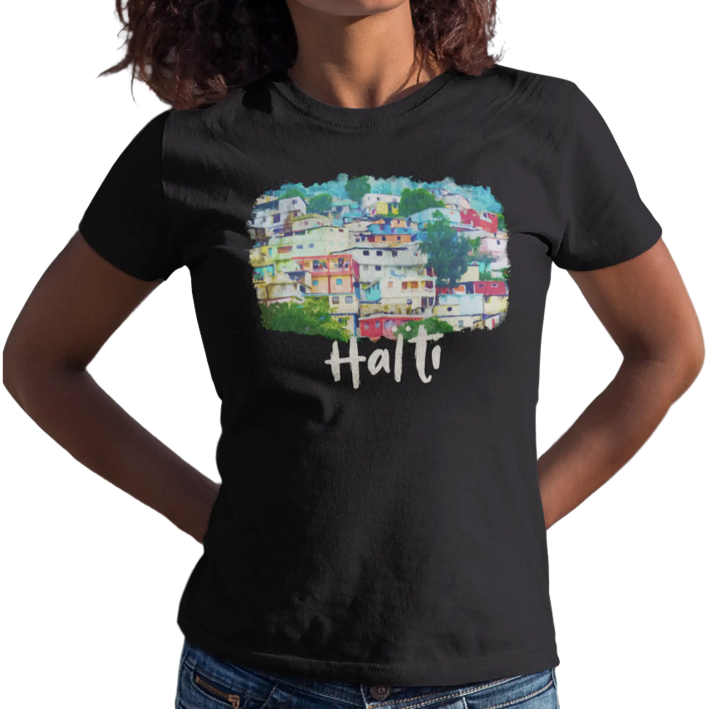 Créolofolie - T-Shirt - T-shirt – Haïti les quartiers