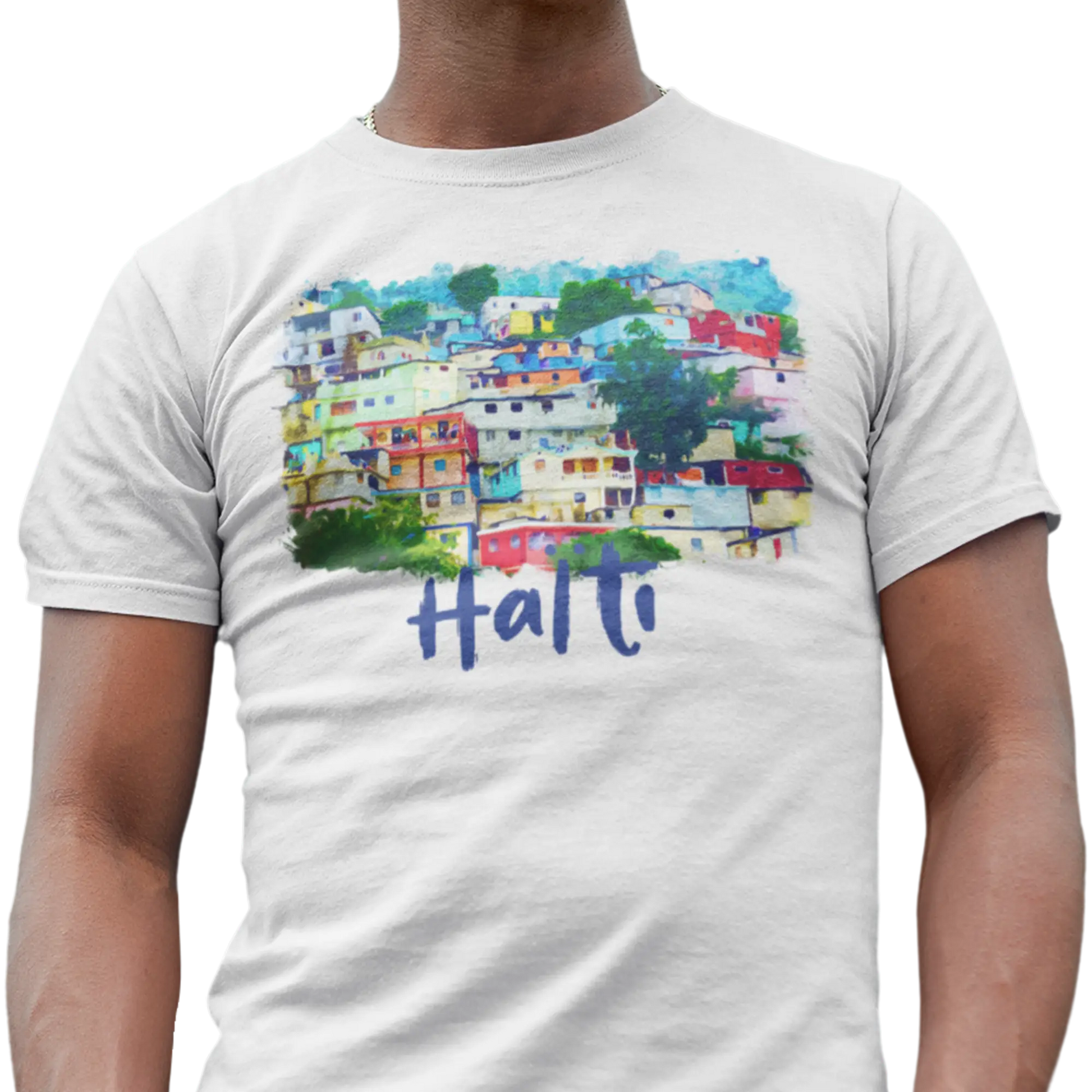 Créolofolie - T-Shirt - T-shirt – Haïti les quartiers
