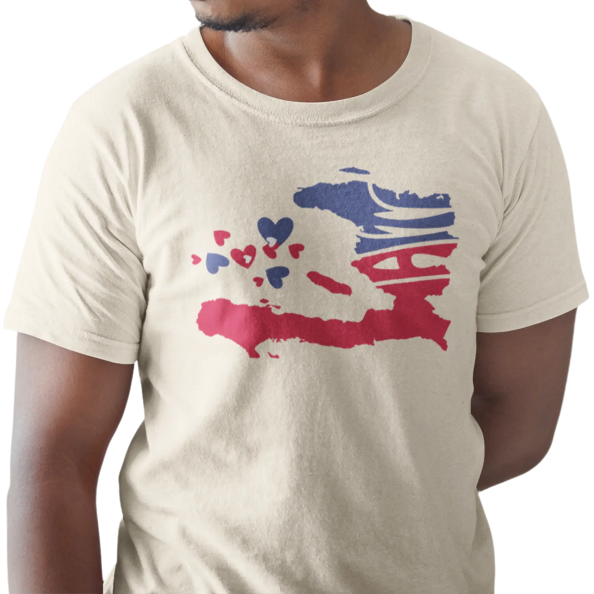 Créolofolie - T-Shirt - T-shirt – Haïti Map Luv