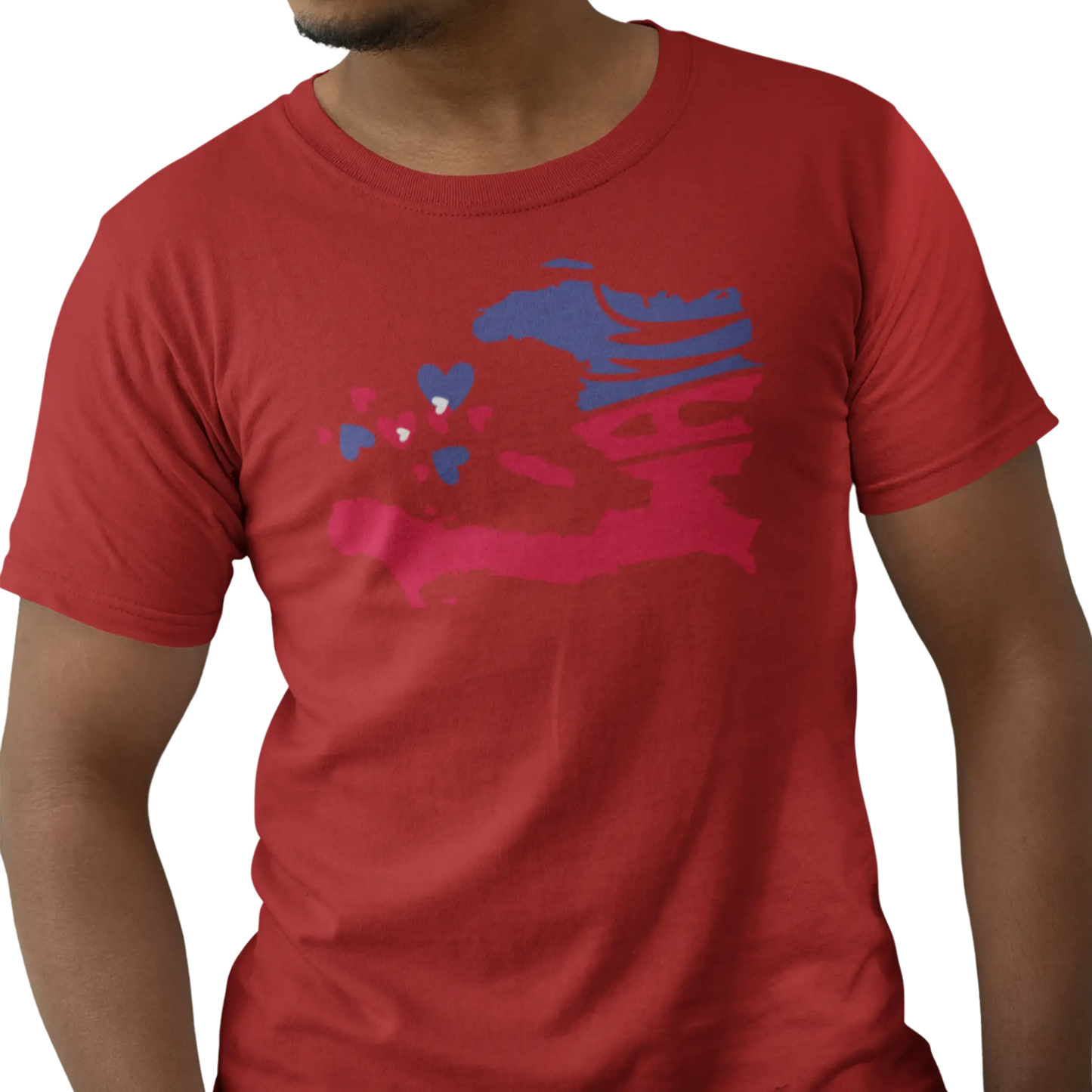 Créolofolie - T-Shirt - T-shirt – Haïti Map Luv
