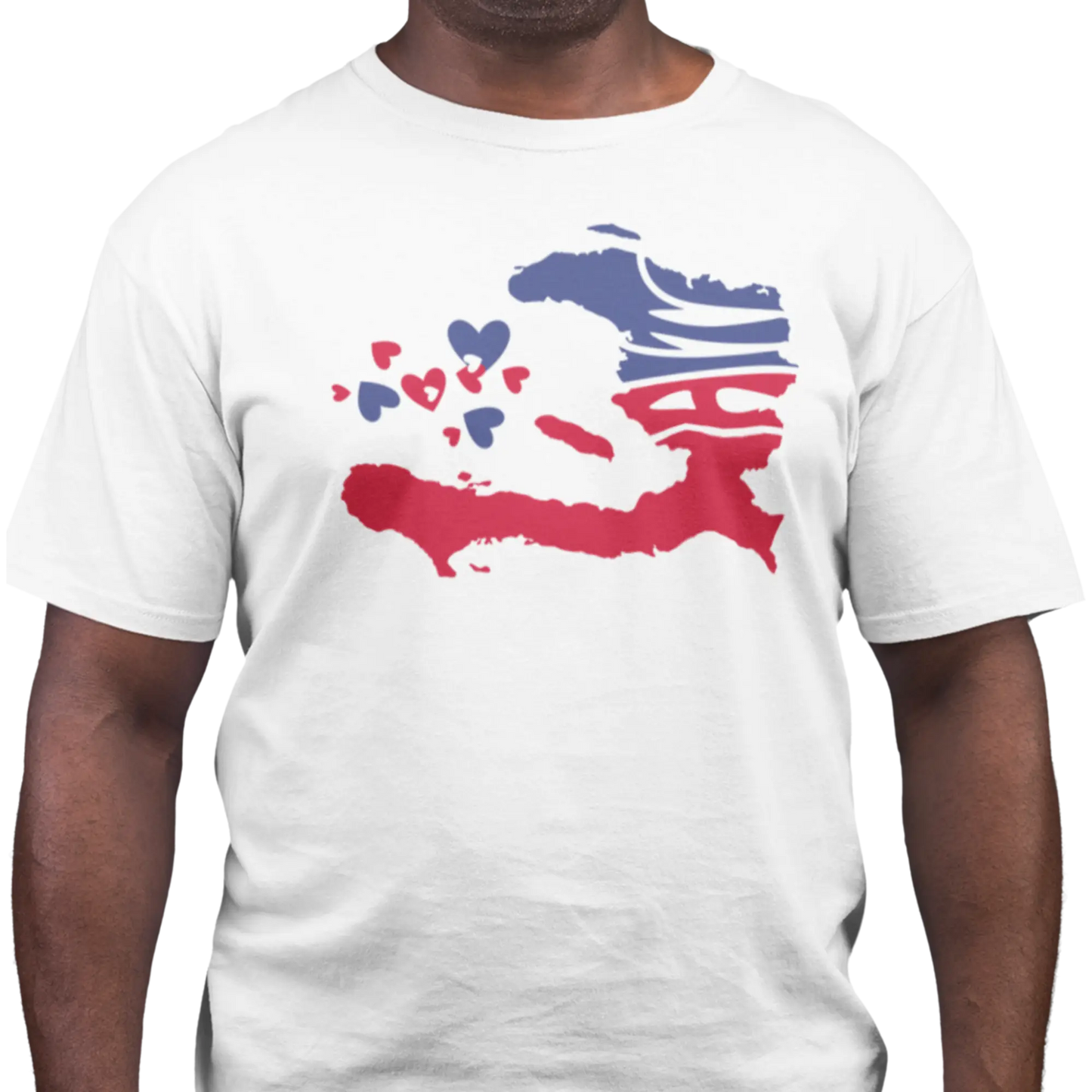 Créolofolie - T-Shirt - T-shirt – Haïti Map Luv