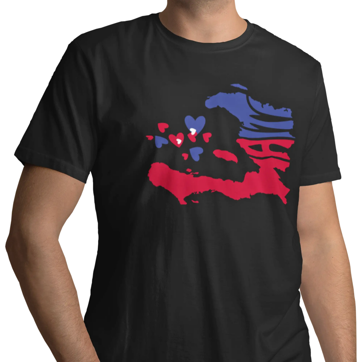 Créolofolie - T-Shirt - T-shirt – Haïti Map Luv