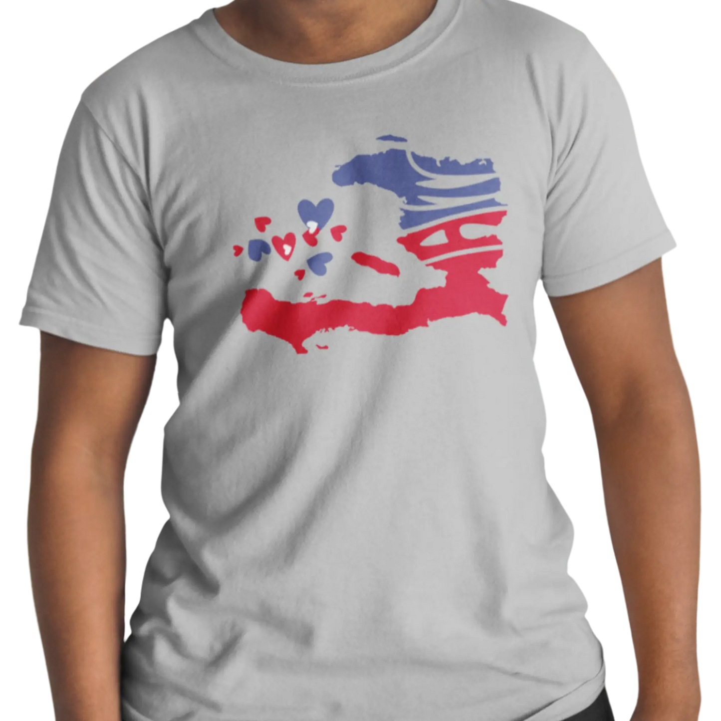 Créolofolie - T-Shirt - T-shirt – Haïti Map Luv