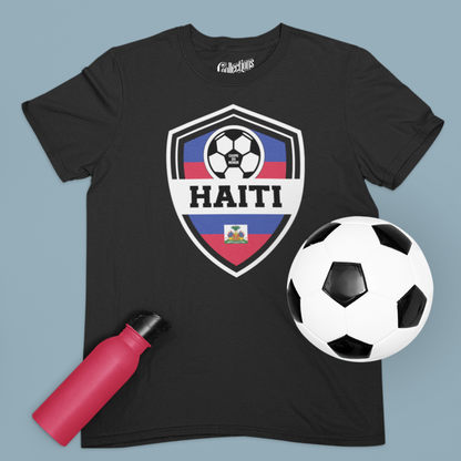 Creolofolie - t-shirt - T-shirt – Haïti Soccer 2026 – Écusson