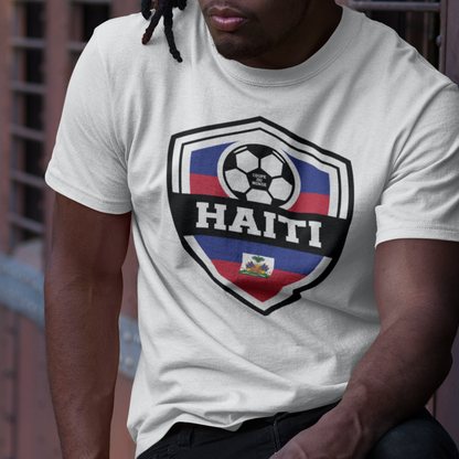 Creolofolie - t-shirt - T-shirt – Haïti Soccer 2026 – Écusson