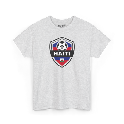 Creolofolie - t-shirt - T-shirt – Haïti Soccer 2026 – Écusson - Gris cendre / S / M