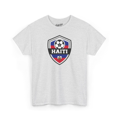Creolofolie - t-shirt - T-shirt – Haïti Soccer 2026 – Écusson - Gris cendre / S / M