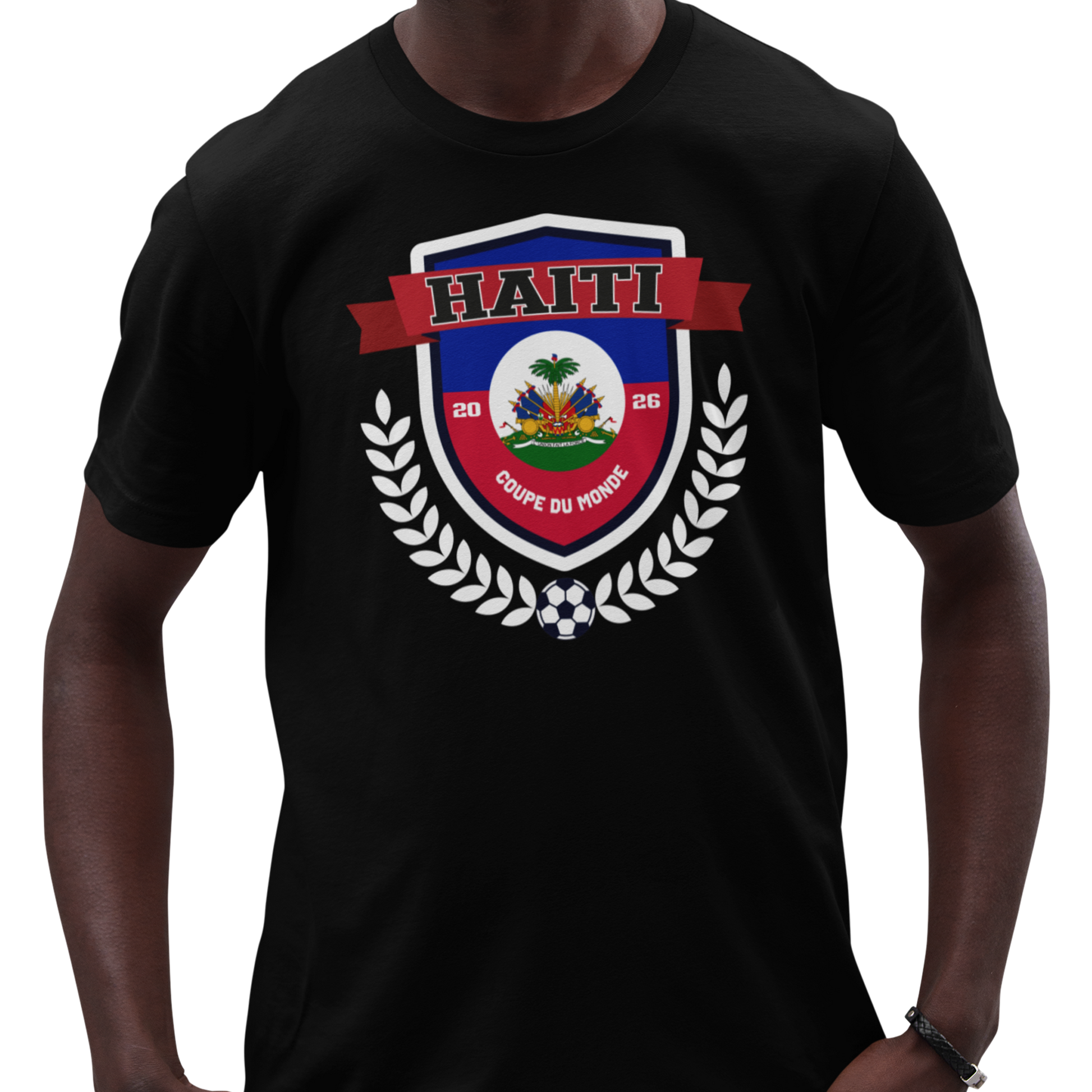 Creolofolie - t-shirt - T-shirt – Haïti Soccer Coupe du Monde 2026