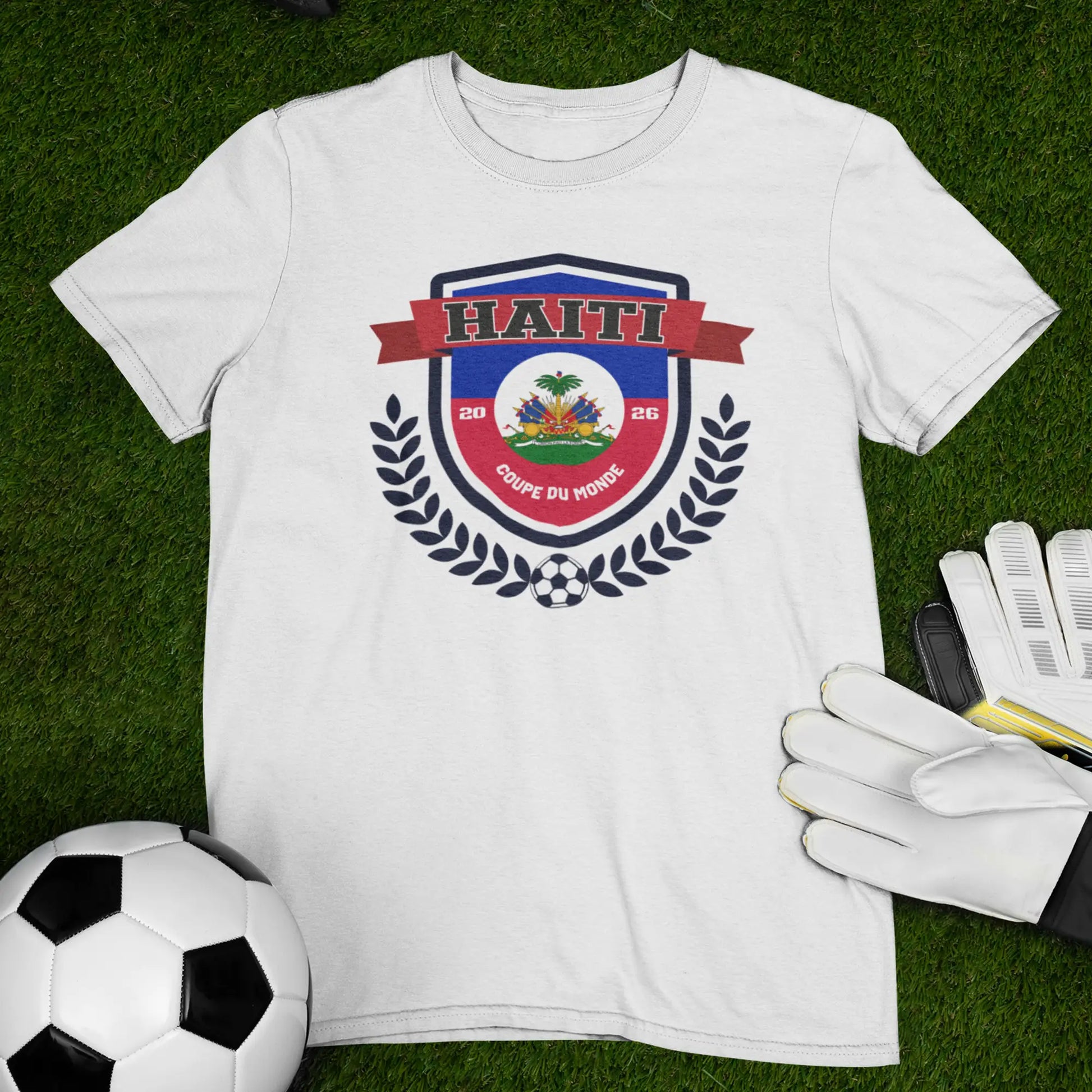Creolofolie - t-shirt - T-shirt – Haïti Soccer Coupe du Monde 2026