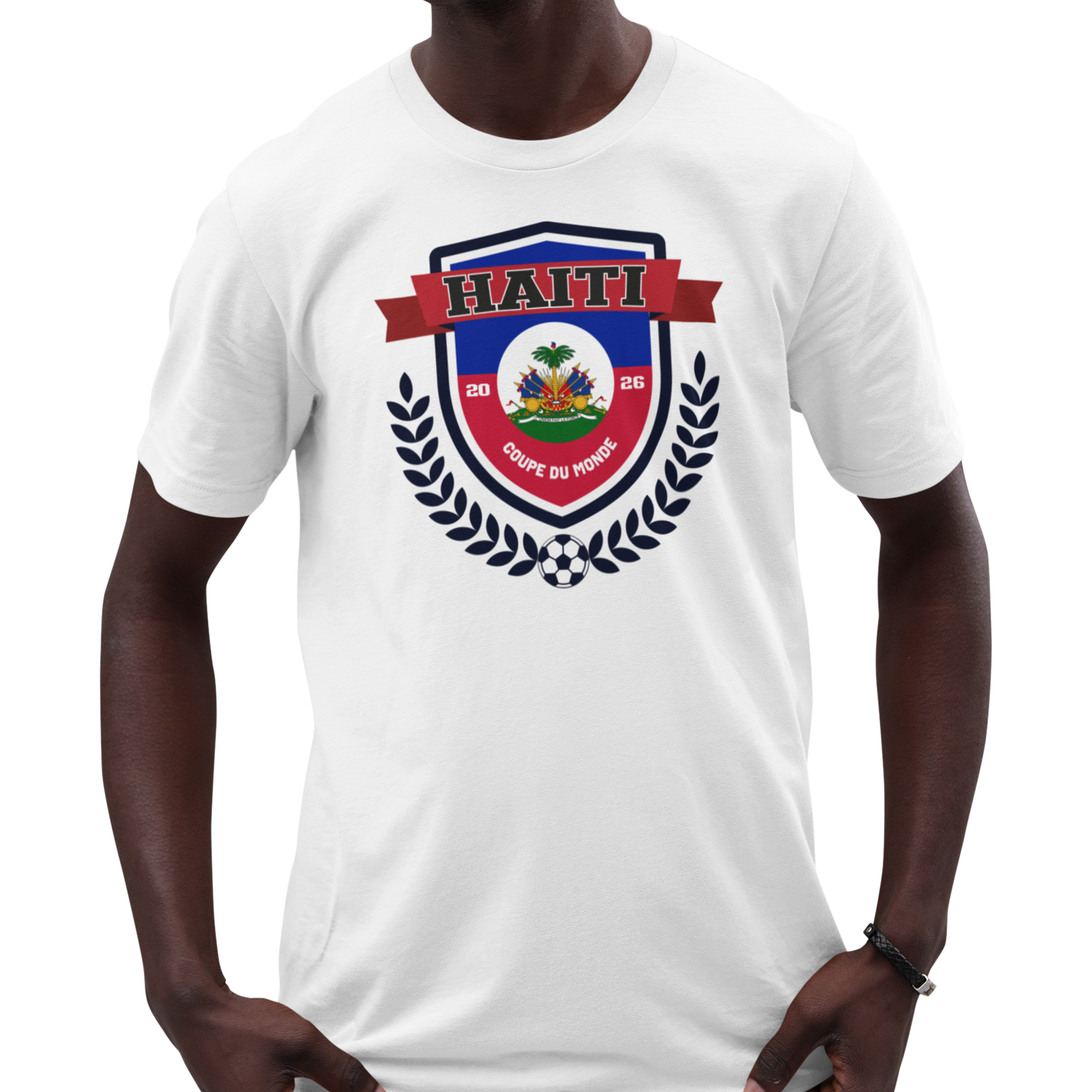 Creolofolie - t-shirt - T-shirt – Haïti Soccer Coupe du Monde 2026