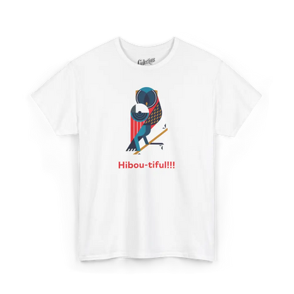 Les Poilus - T-Shirt - T-shirt – Hibou-Tiful!!! - Blanc / S / M