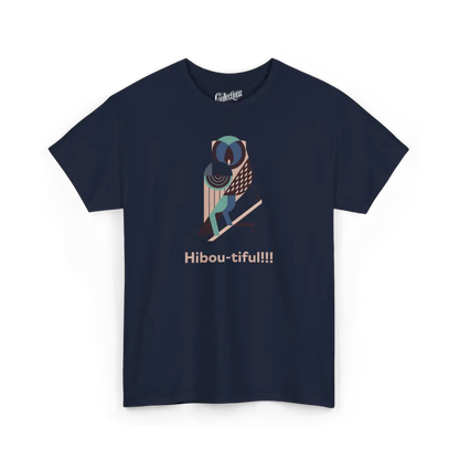 Les Poilus - T-Shirt - T-shirt – Hibou-Tiful!!! - Marine / S / M