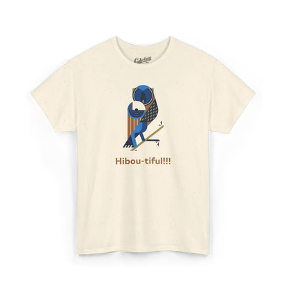 Les Poilus - T-Shirt - T-shirt – Hibou-Tiful!!! - Naturel / S / M