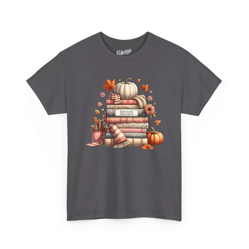 Automne - T-Shirt - T-shirt - Histoires d’automne - Charbon / S / M
