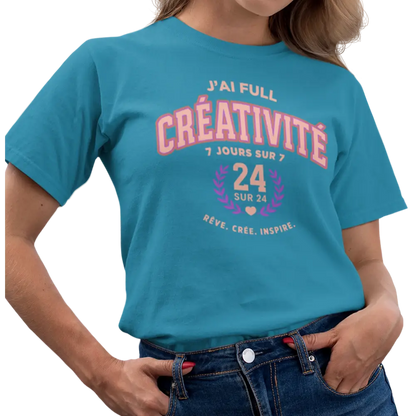 Vie d’Phoqué - T-Shirt - T-shirt - J’ai full créativité (7 jours sur 7 24/24)