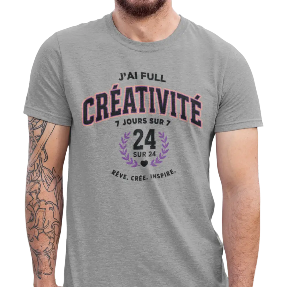 Vie d’Phoqué - T-Shirt - T-shirt - J’ai full créativité (7 jours sur 7 24/24)