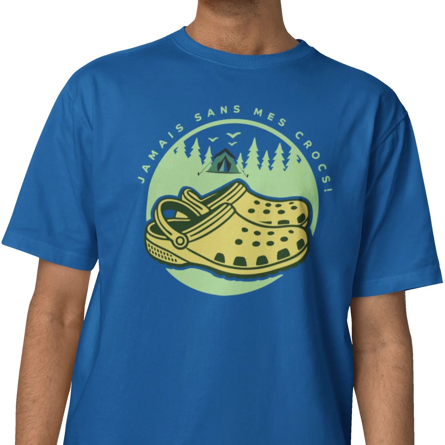 #camping - T-Shirt - T-shirt - Jamais sans mes crocs