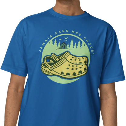 #camping - T-Shirt - T-shirt - Jamais sans mes crocs