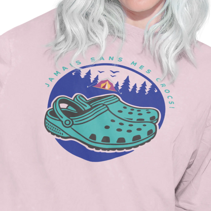 #camping - T-Shirt - T-shirt - Jamais sans mes crocs