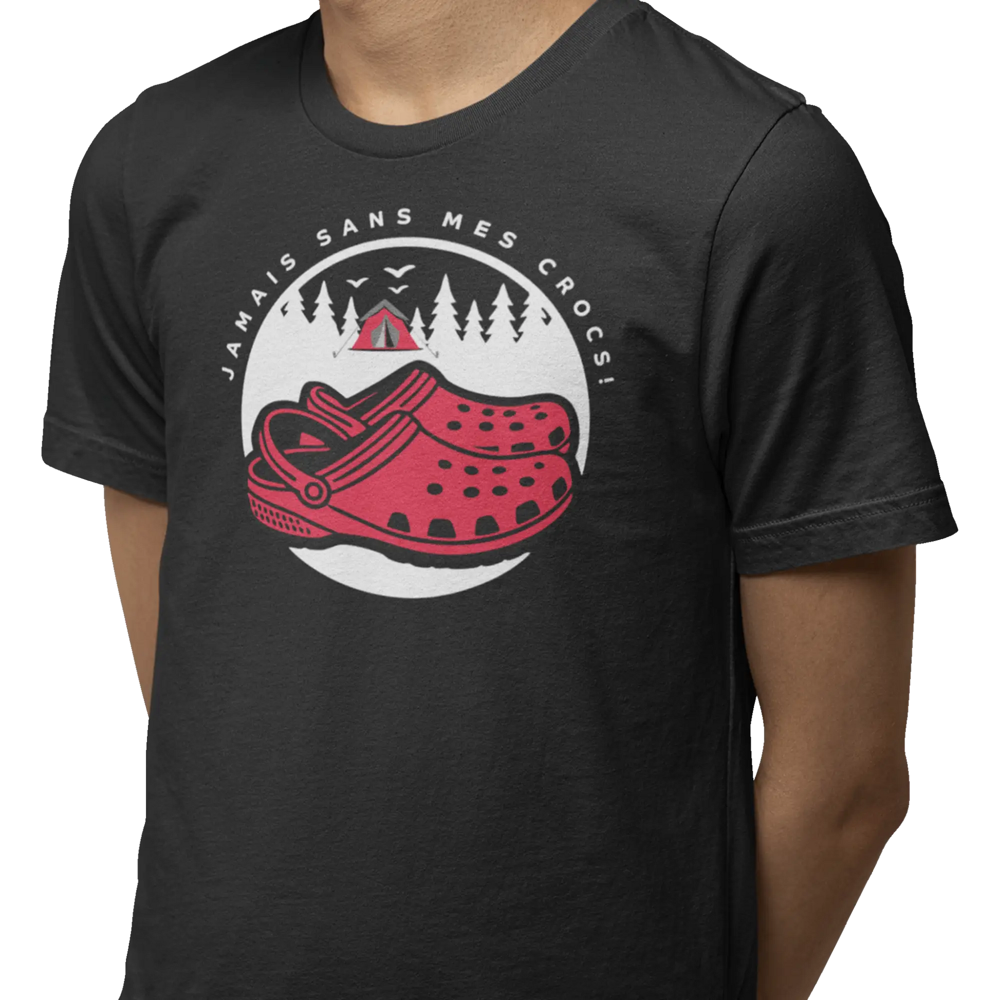#camping - T-Shirt - T-shirt - Jamais sans mes crocs