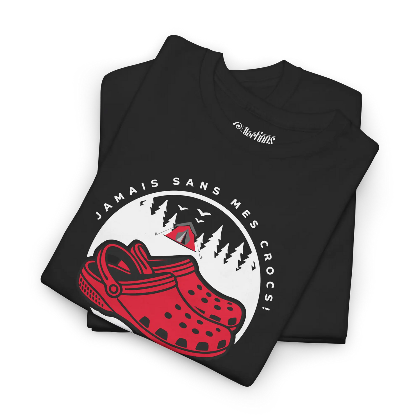 #camping - T-Shirt - T-shirt - Jamais sans mes crocs