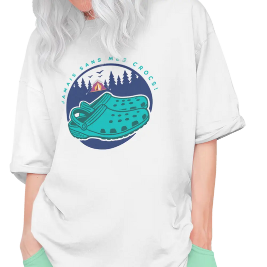 #camping - T-Shirt - T-shirt - Jamais sans mes crocs