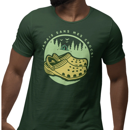 #camping - T-Shirt - T-shirt - Jamais sans mes crocs