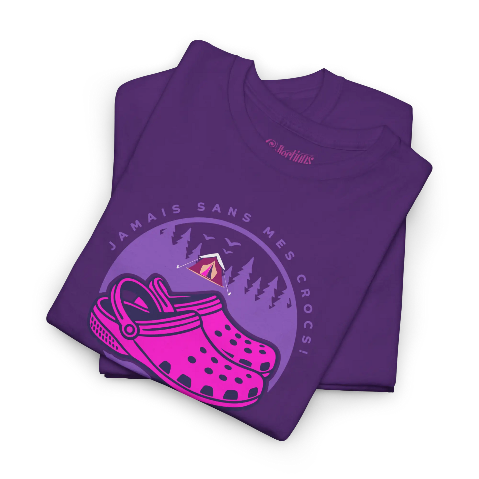 #camping - T-Shirt - T-shirt - Jamais sans mes crocs