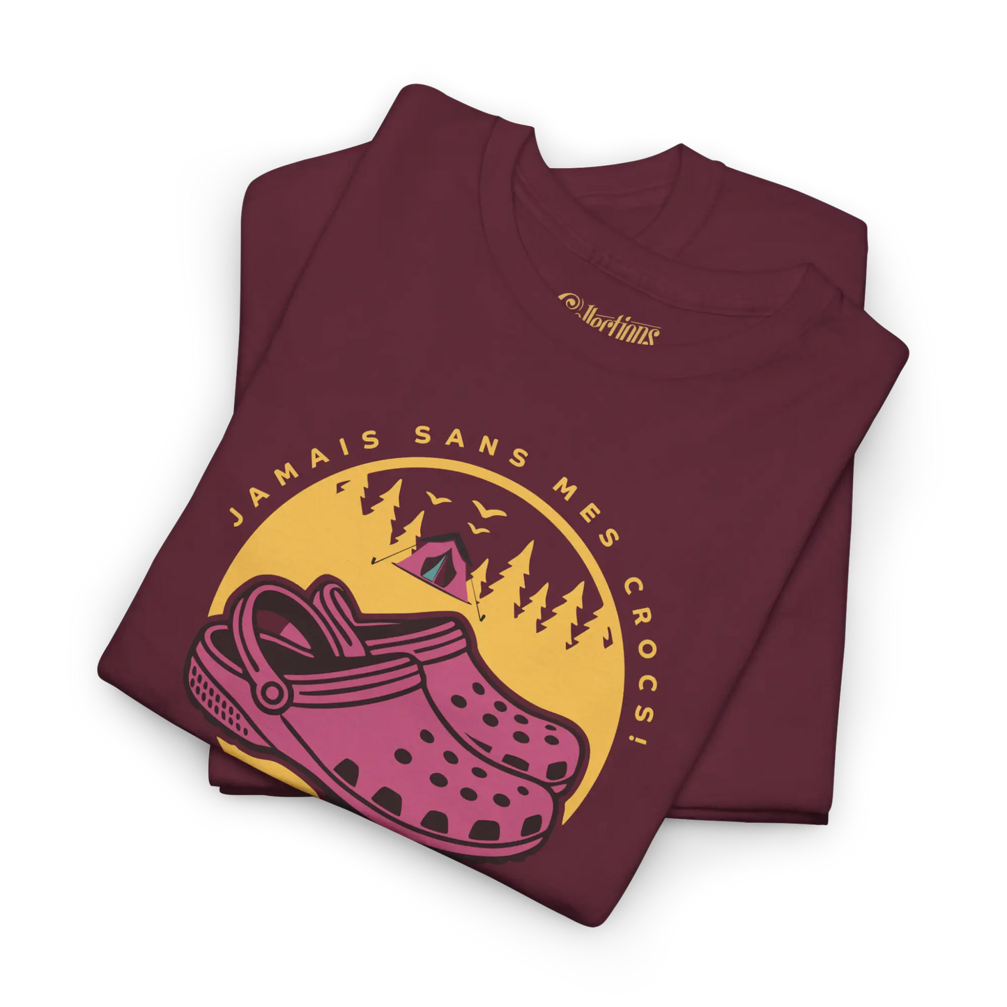 #camping - T-Shirt - T-shirt - Jamais sans mes crocs